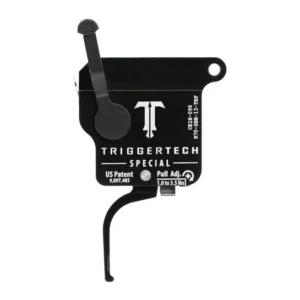 TriggerTech 2 Stage Black Straight Flat Shoe Trigger Rem700 Clone