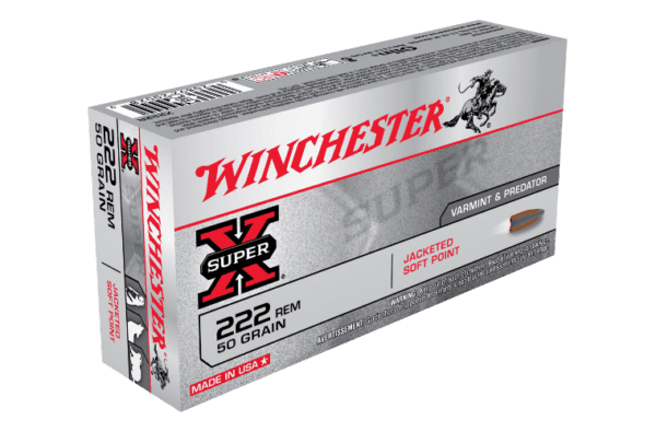winchester super x 222 rem 50 grain ammo